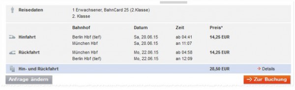 Bahn Aktion 19 Euro